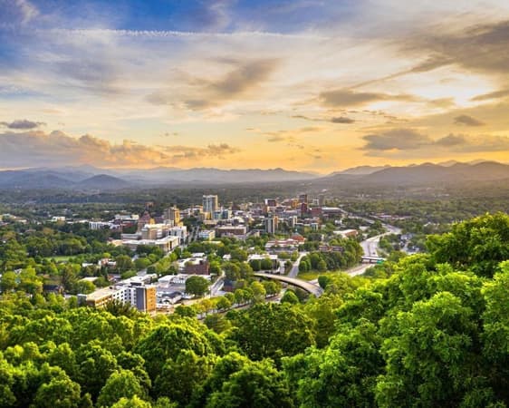 Overnachten in Asheville NC