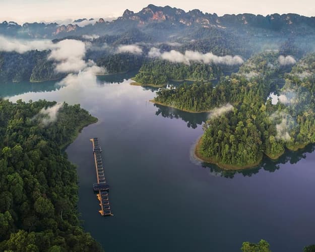 Bild - Kurztour "Elephant Hills Dschungel & Schwimmendes Camp"