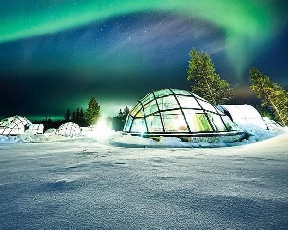 Imagem - MTPE-10068 AURORA BOREAL & IGLÚ DE CRISTAL