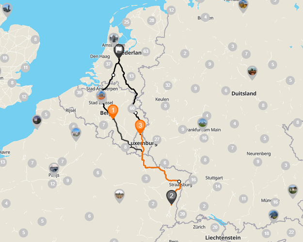 Beeld - Autorondreis Wallonië, Elzas en Ardennen