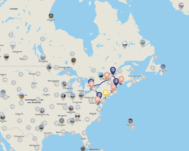 Beeld - Fly & Drive N.O. USA + Canada