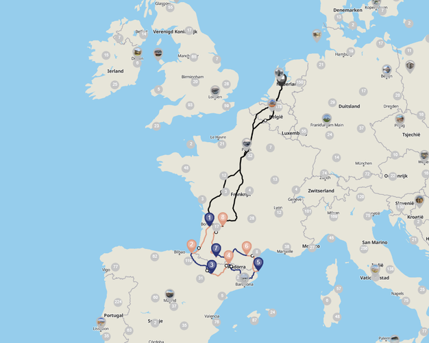 Image - Autorondreis de Pyreneeën Vinken