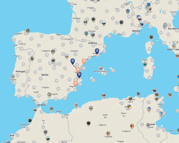 Image -  Autorondreis kust Valencia