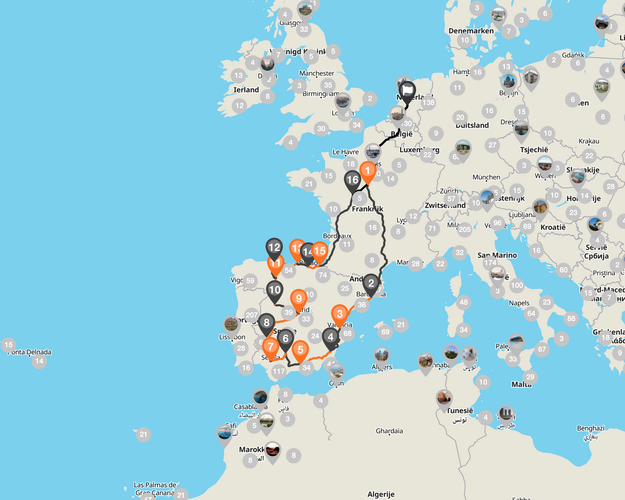 Beeld -  Autorondreis Grand Tour Spanje