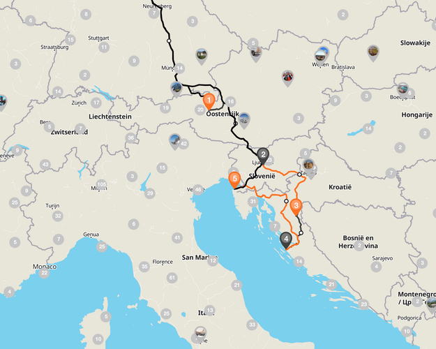 Beeld - Autorondreis Oostenrijk | Slovenië | Kroatië
