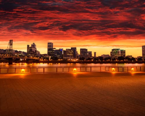 Beeld -  Treinreis Vancouver - Portland