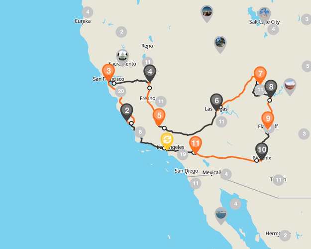 Beeld - Fly & Drive De Panoramas | West USA