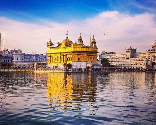 Image -  Historical Delhi with Golden Temple Amritsar