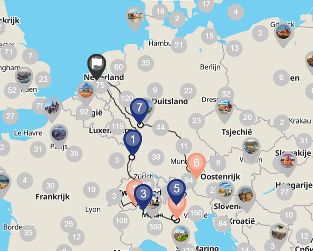 Image -  Autoreis Zwitserland Italië Oostenrijk