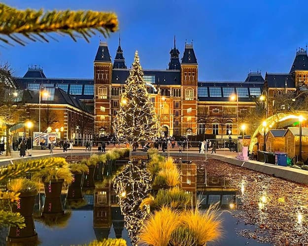 Obraz - Christmas in Amsterdam