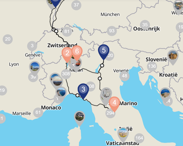 Beeld -  Autorondreis Noord Italië