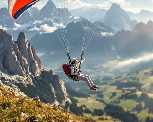 Immagine - Dolomiti | Volo in Parapendio su Cime Spettacolari
