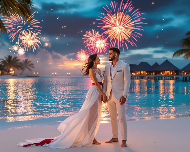 Bild - Silvester auf den Malediven 2026