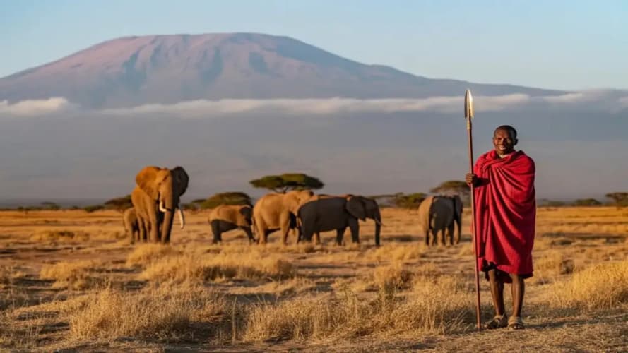 Immagine - Papillon Lagoon Reef & 3 Nights Tsavo Amboseli Safari
