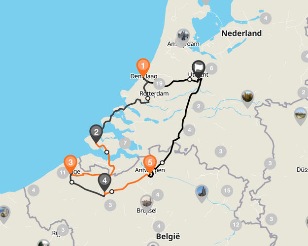 Image - Autorondreis west Nederland en Belgie 