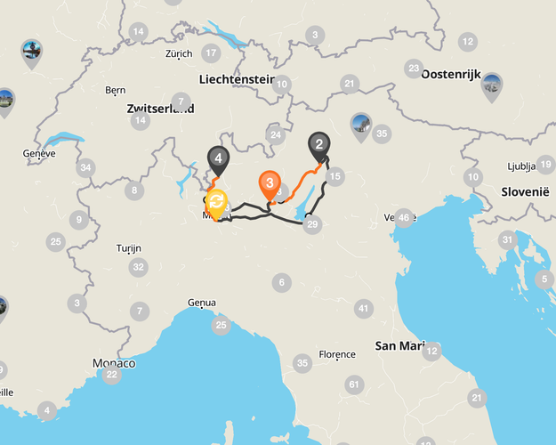 Image - Fly & Drive Italiaanse meren in Lombardije.