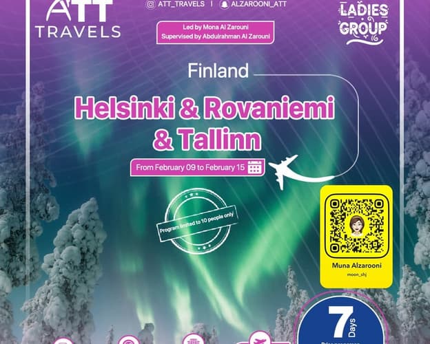 Obraz - Finland (Helsinki & Rovaniemi) & Estonia (Tallinn)