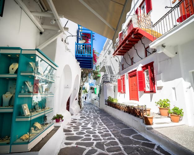 Kosmoplaz Beach Hotel 4* Mykonos, Greece