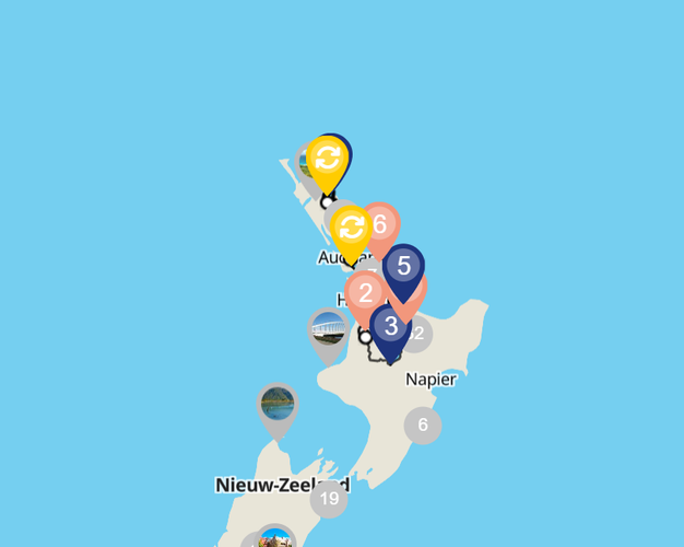 Beeld - Fly&Drive Noordereiland Nieuw-Zeeland