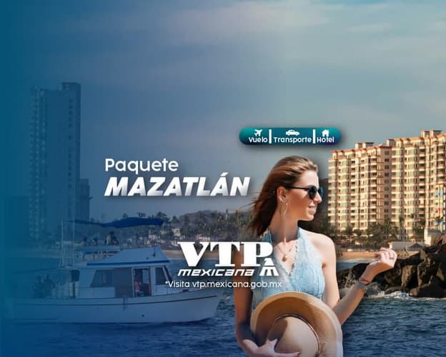 Imagen - Avión + Hotel + Traslado, Mazatlán 12 al 14-Dic, 25