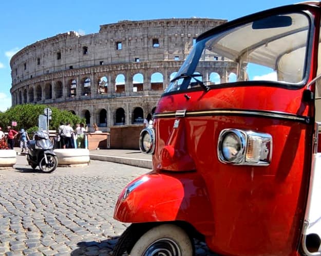Bild - Rom in Ape Calessino mit Besuch des Kolosseums