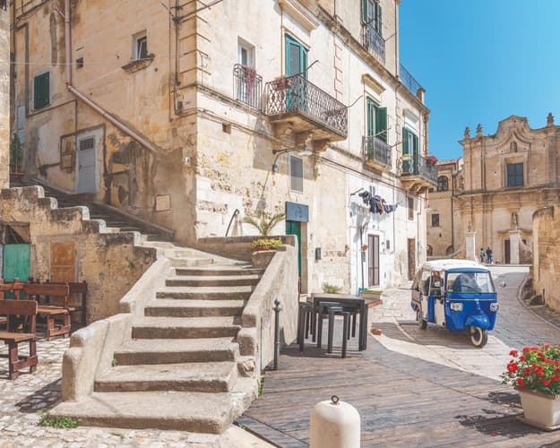 Bild - Die Sassi von Matera: Tour in Ape Calessino