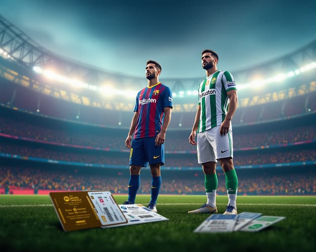 Imagine - Pachet meci FC Barcelona vs Real Betis, Spain