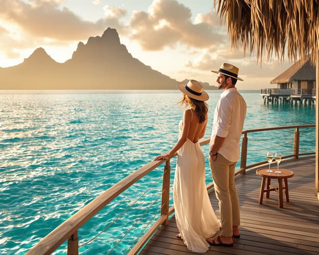 Imagine - Un vis suspendat peste ape turcoaz | Four Seasons Bora Bora