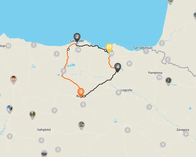 Fly & Drive noord Spanje