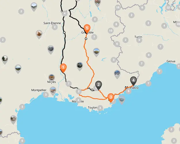 Autorondreis de Provence & Cote d'Azur
