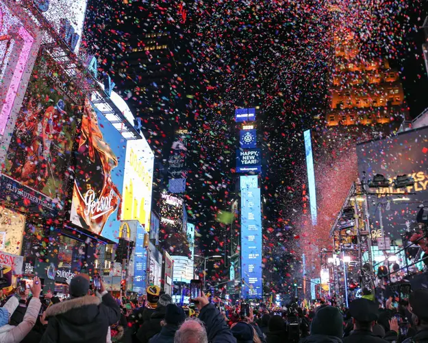 The magic of  New Year's Eve in New York City NY