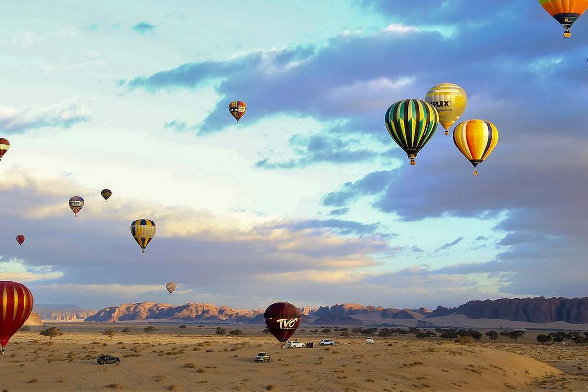 Paseo en globo por Al-Ula