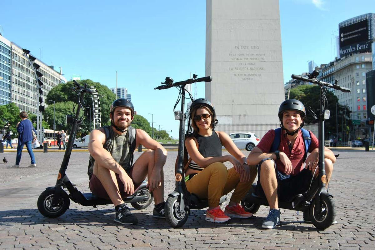 Tour en patinete eléctrico por Buenos Aires