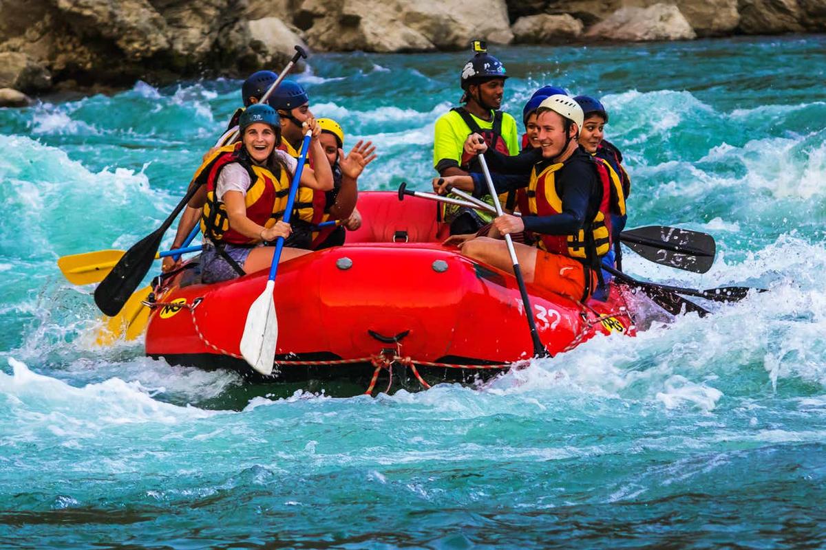 Rafting en el río Mendoza