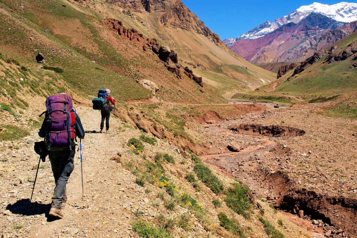 Trekking al campamento Confluencia del Aconcagua