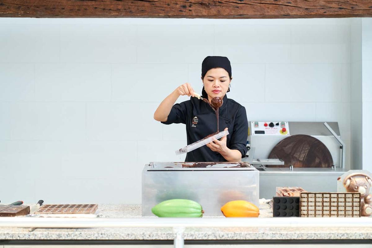 Belgian Chocolate Workshop at Choco Story