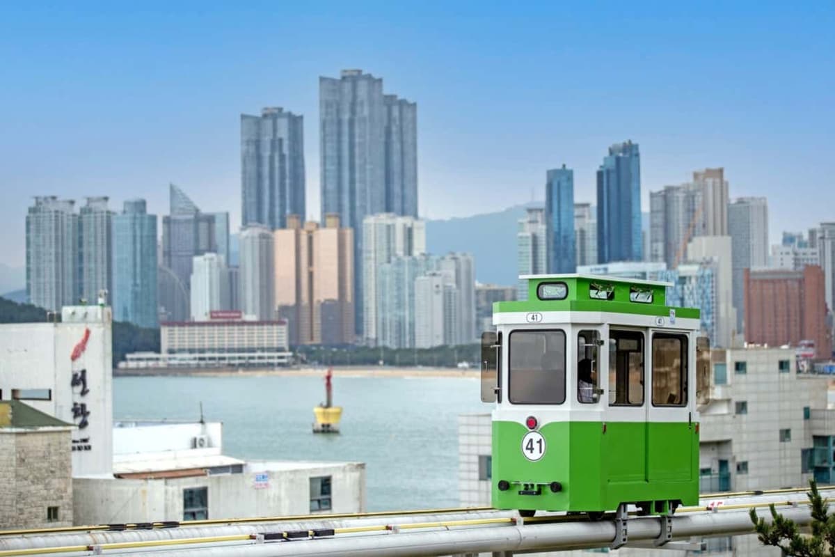 Busan Tram or Sky Capsule Tour