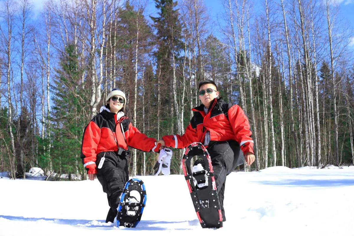 Paseo con raquetas de nieve + Pesca en el hielo