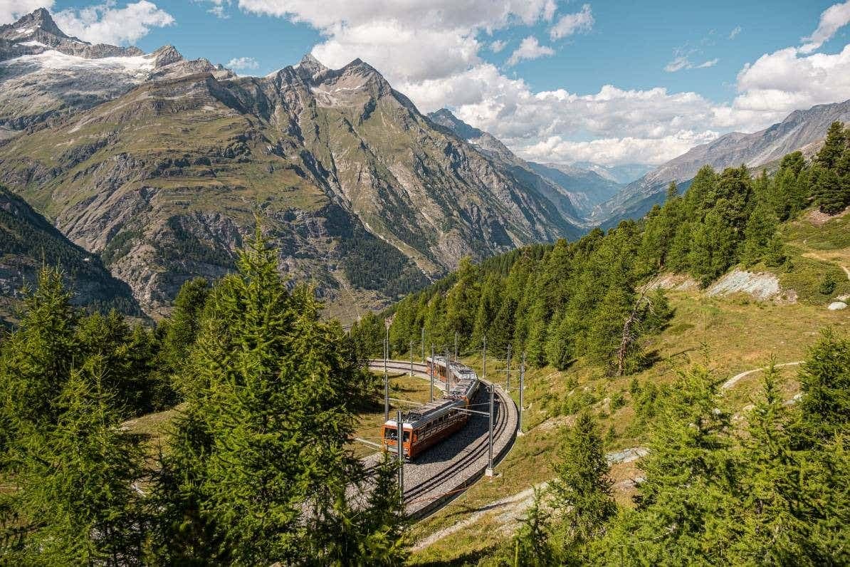 Treno a cremagliera di Gornergrat
