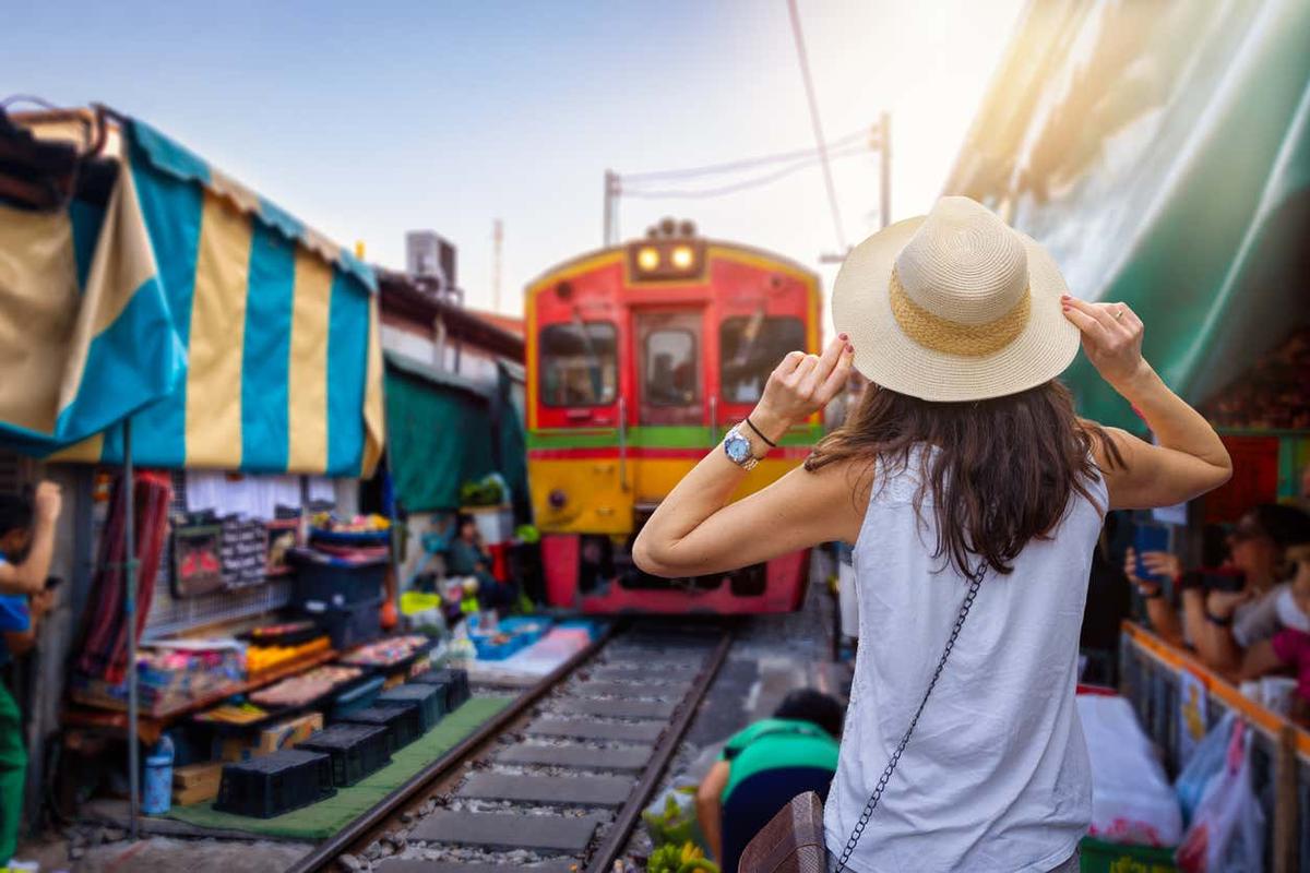 Railway Market, Floating Market, & Ayutthaya Ruins Day Trip