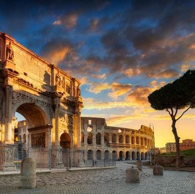 Kolosseum und Forum Romanum - Rom