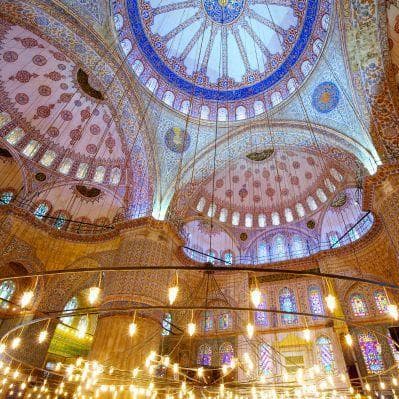 Le stupende decorazioni della Moschea Blu - Istanbul