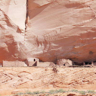 Gli hoogan dei Navajo al Canyon de Chelly - Parco nazionale del Bryce Canyon