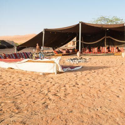 Dormire in un campo tendato nel deserto di Wahiba Sands - Wahiba Sands