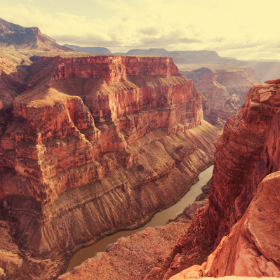 I mutevoli colori delle rocce al Grand Canyon National Park - Grand Canyon AZ