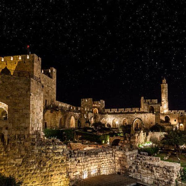 Tour opcional Nocturno Show de  Luces y Sonidos en la Torre de David - Jerusalém