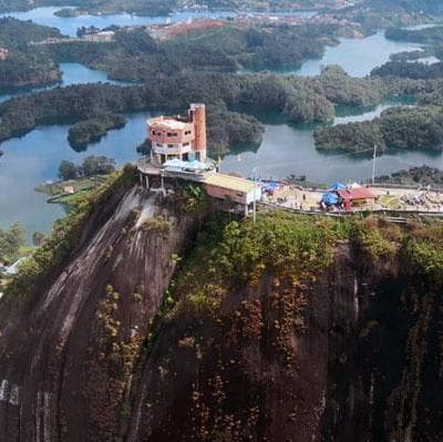 Day 7. Medellín Tour Guatapé and Peñol with helicopter flight over the area.  - Medellín