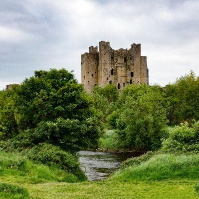 L’imponente castello di Trim dove sono state girate alcune scene del celebre film Braveheart - Trim