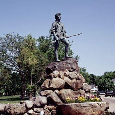 La commemorazione della battaglia di Lexington per il 250° anniversario - Boston