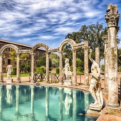 Tivoli et ses magnifiques villas : Villa d'Hadrien et Villa D'Este - Rome